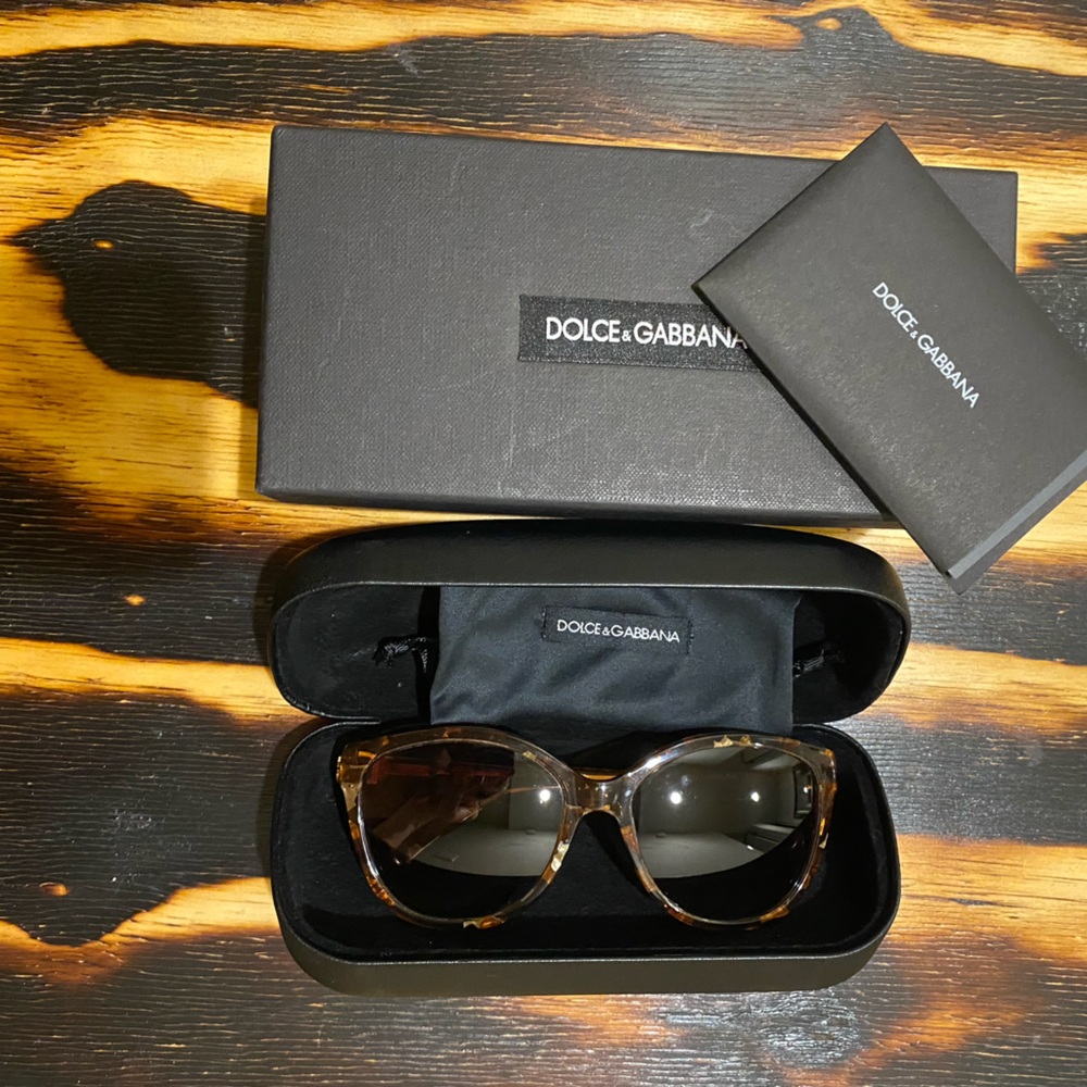 Authentic Dolce & Gabbana Brown Sunglasses